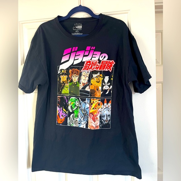 JO JOS BIZARRE ADVENTURE ANIME GRAPHIC TEE LARGE - Picture 1 of 3